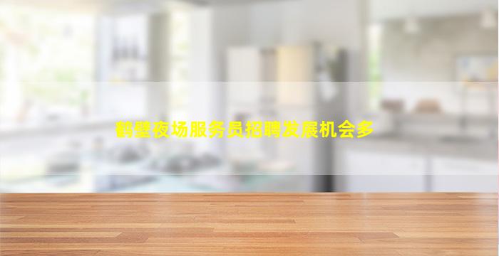 鹤壁夜场服务员招聘发展机会多